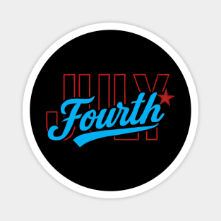 July Fourth Independence Day Design Magnet